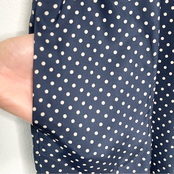 ATM Anthony Thomas Melillo Strappy Flounce Silk Polka Dot Dress Size M - Picture 5 of 8